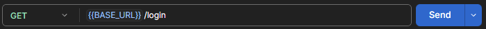 Example request using BASE_URL