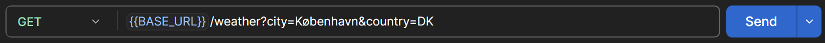 Example request using BASE_URL